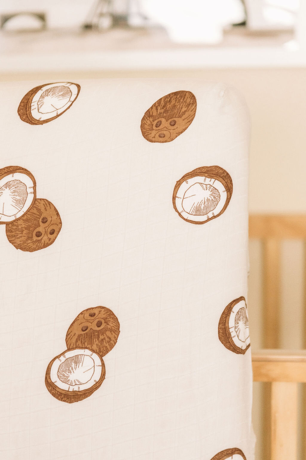 Coconut Crib Sheet