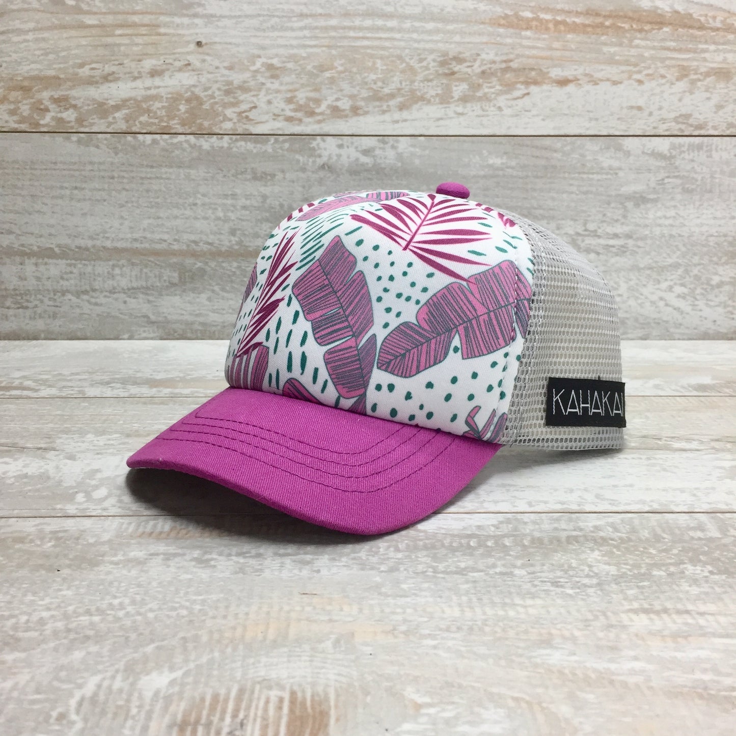 Pink Banana Leaf Hat