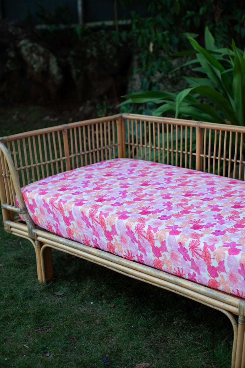 Waimea Garden Tiare Hawaii Collab Twin Fitted Sheet