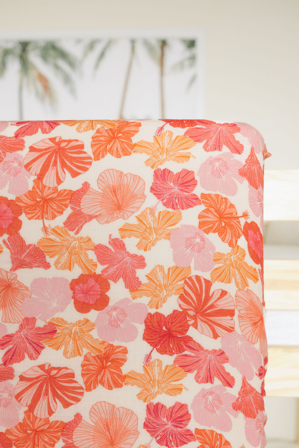 Waimea Garden Tiare Hawaii Collab Crib Sheet