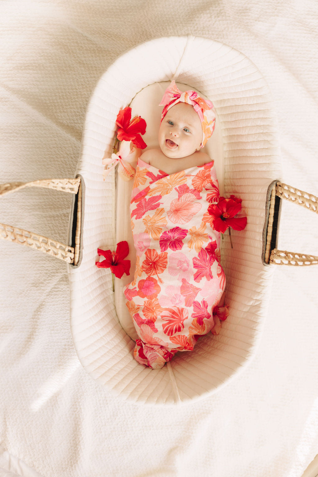 Waimea Garden Tiare Hawaii Collab Swaddle