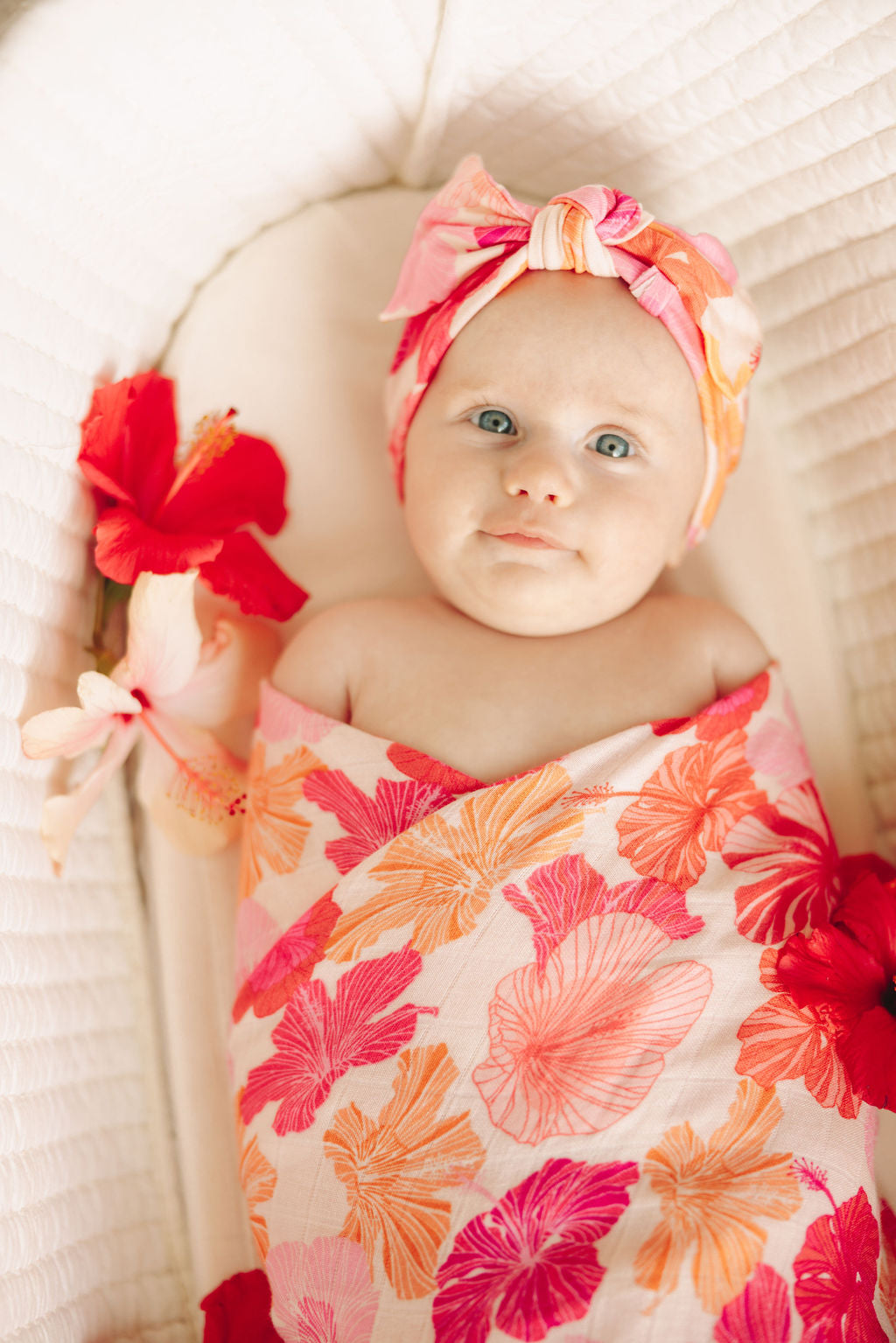 Waimea Garden Tiare Hawaii Collab Swaddle
