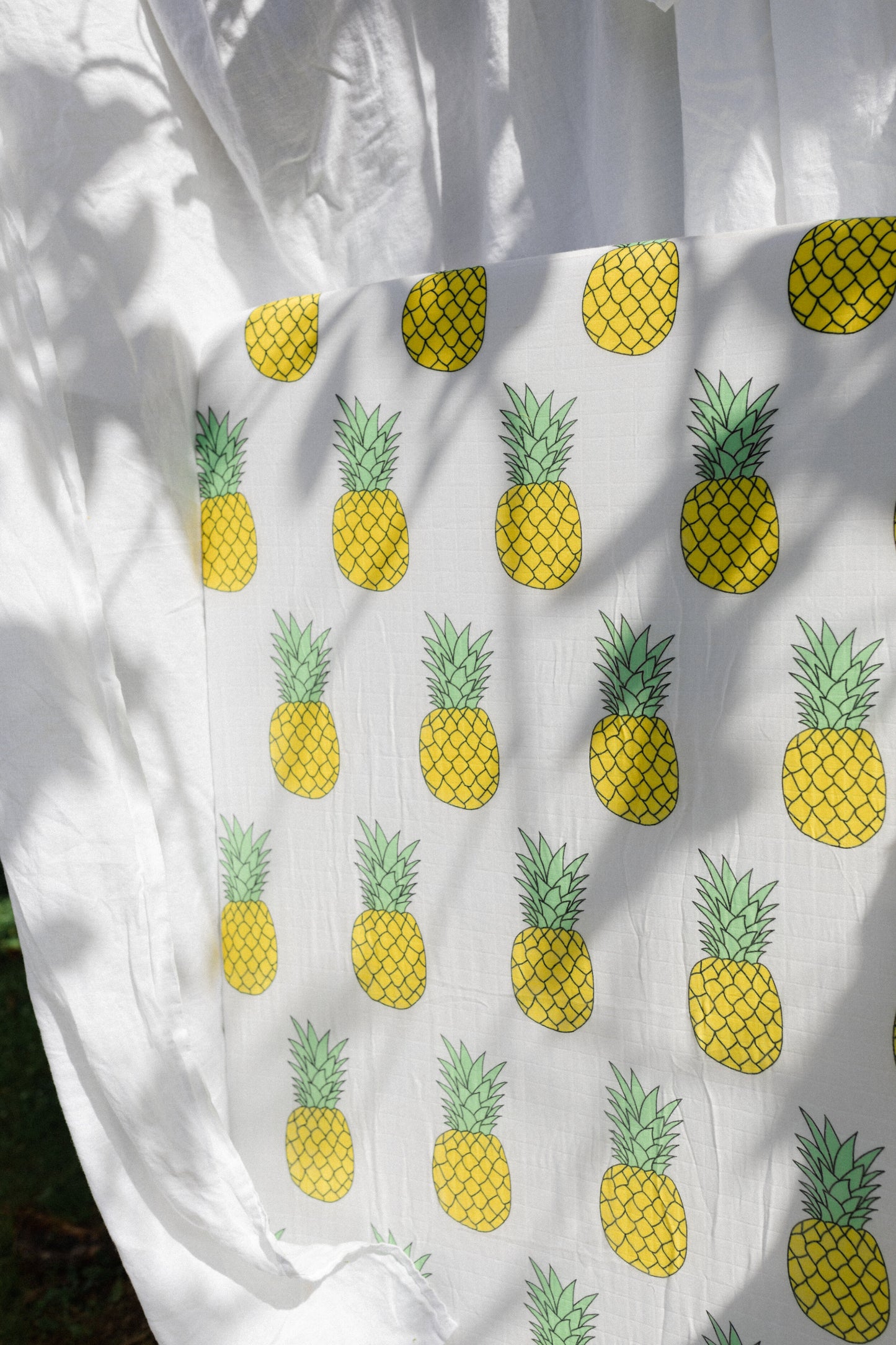Pineapple Crib Sheet